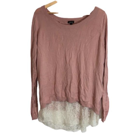 Torrid Layered Lace sweater - Picture 2 of 9